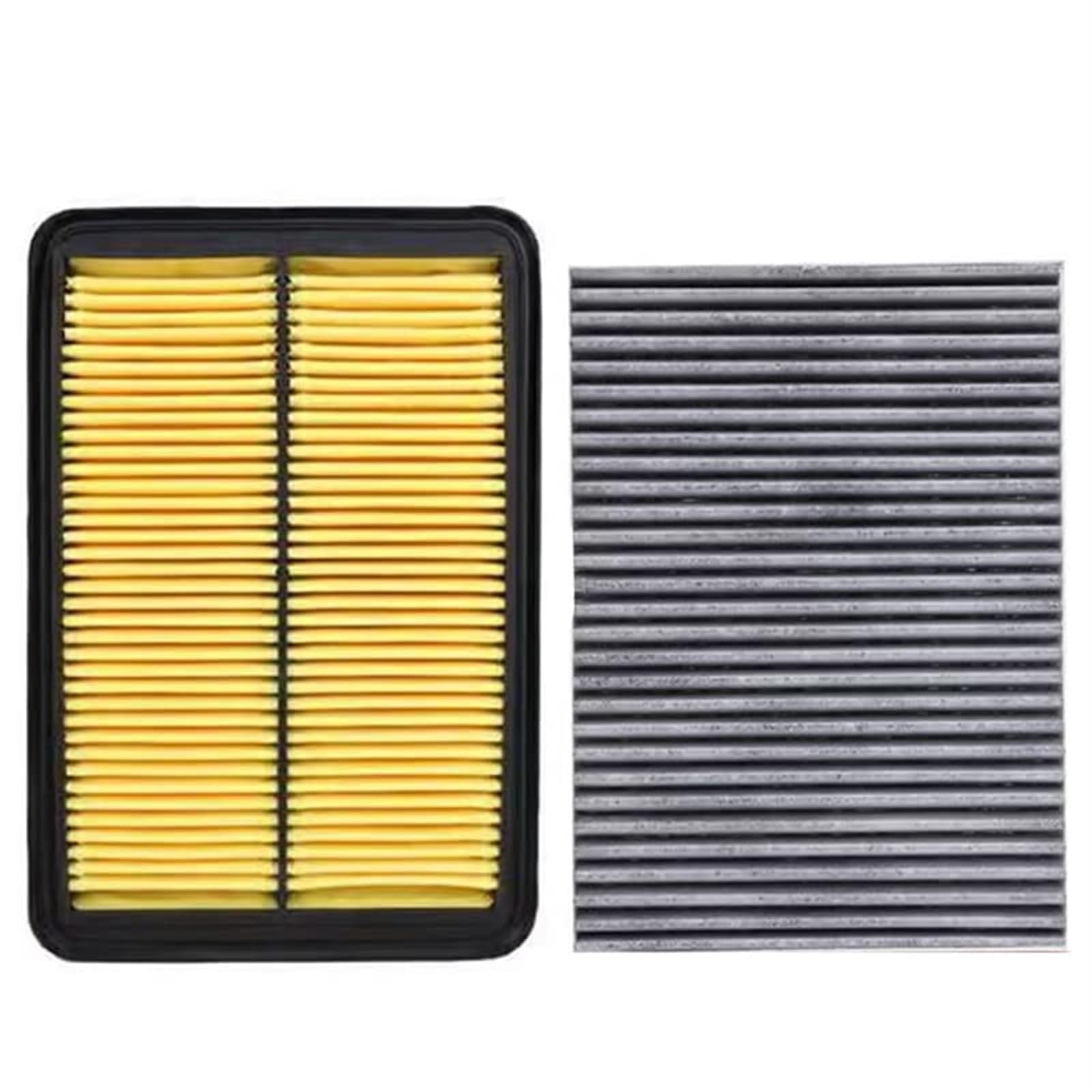 JOVERI Auto-Luftfilter, Innenraumfilter, for Nissan, for X-Trail, Rogue T32 2013–2019, 1,6 l, 2,0 l, 2,5 l, Modellfilter OEM 165464BA1A 272774BA0A(Black 1 Air and 1 Cabin) von JOVERI