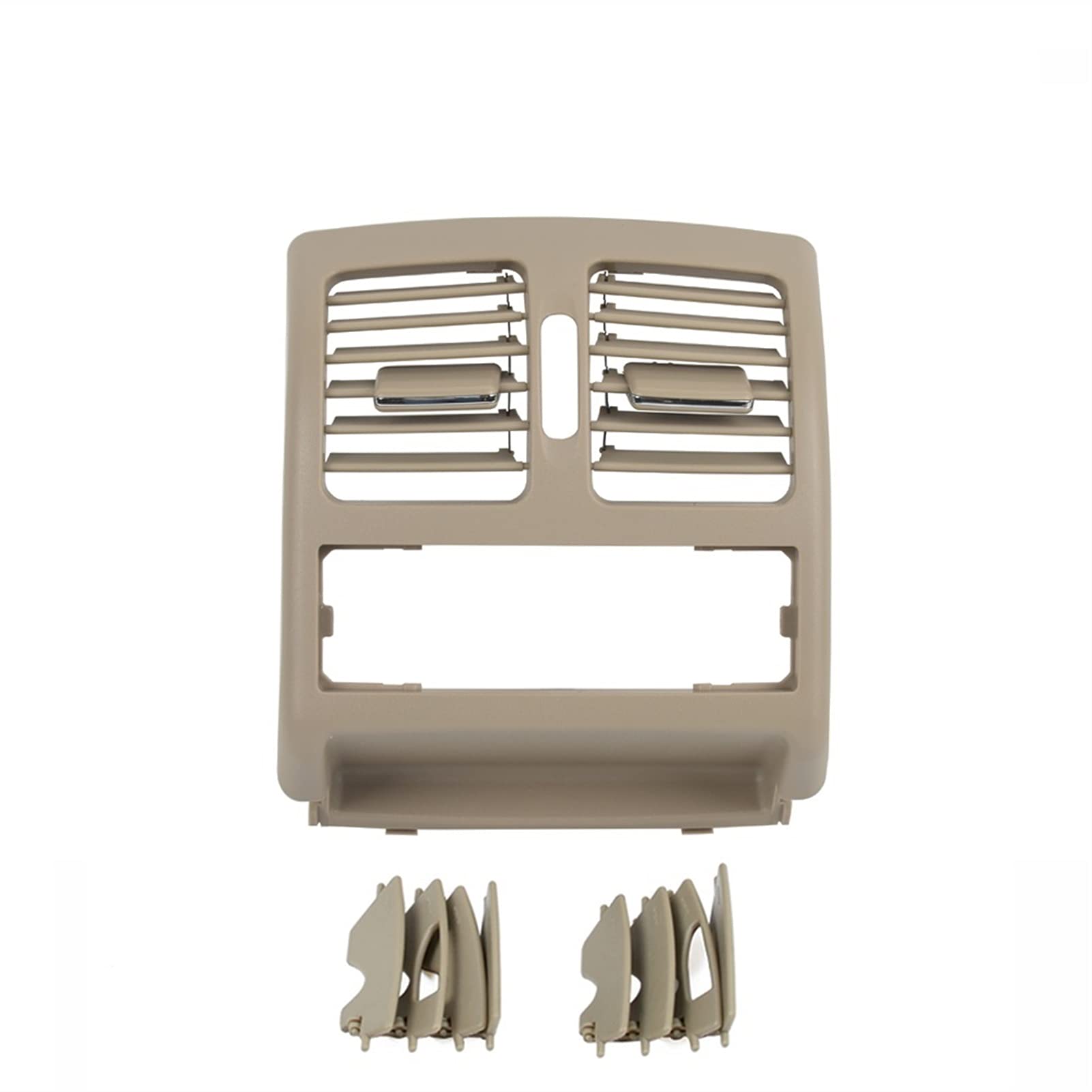 JOVERI Auto-hintere Centra-Konsole, AC-Entlüftungsgitter, Auslassverkleidung, for Mercedes, for Benz C W204 W207 E-Klasse C180 200 220 230 260 300 350 Auto-Lüftungsauslass(High-end Beige) von JOVERI