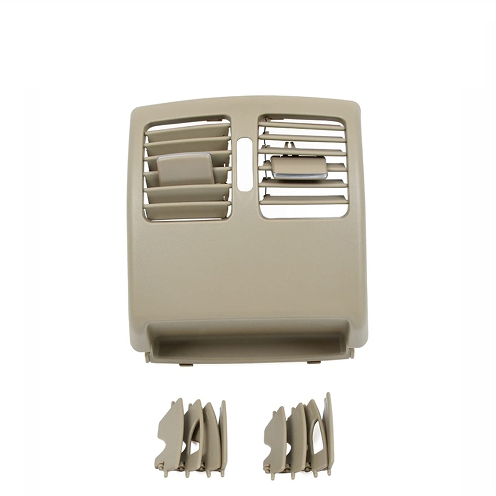 JOVERI Auto-hintere Centra-Konsole, AC-Entlüftungsgitter, Auslassverkleidung, for Mercedes, for Benz C W204 W207 E-Klasse C180 200 220 230 260 300 350 Auto-Lüftungsauslass(Standard Beige) von JOVERI