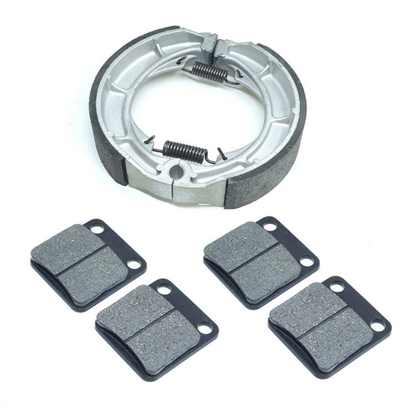 JOVERI Bremsbeläge vorne und Bremsbackensatz hinten, for LTF LTA 400 Eiger 2002-2007 400F 4WD 2002-2005 ATV LTF400 LTA400 LTF400F Motorrad-Bremsbeläge(Front Rear Set) von JOVERI