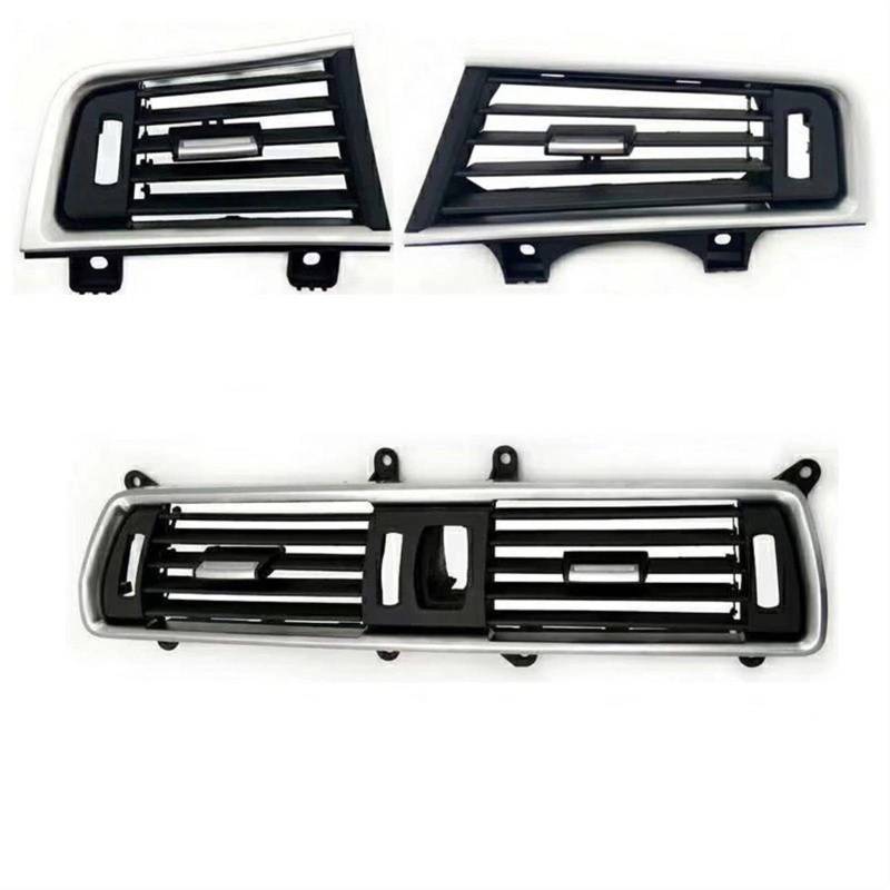 JOVERI EIN Set Front Row Wind Left Center Right Air Condition Vent Grill Outlet Panel mit Chrome Plate, for, 5 Series F07 GT Auto-Lüftungsauslass(Braun) von JOVERI