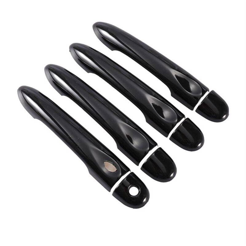 JOVERI Glänzend schwarzes Autotürgriff-Abdeckungs-Styling-Zubehör, for Renault, Scenic III Grand Scenic XMOD 2010-2016 Abdeckung für Außentürgriffe(4Dr 1 Key 1 Button) von JOVERI