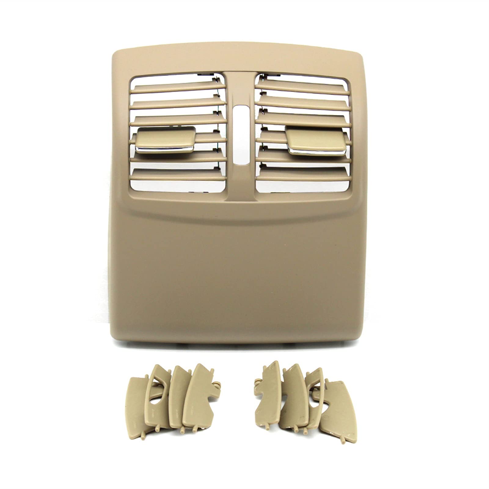 JOVERI Hintere Mittelkonsole, Klimaanlage, Lüftungsgitter, Auslassrahmen, for Mercedes, for Benz W212 E-Klasse Limousine 2009–2011, altes Modell Auto-Lüftungsauslass(Standard Model Beige) von JOVERI