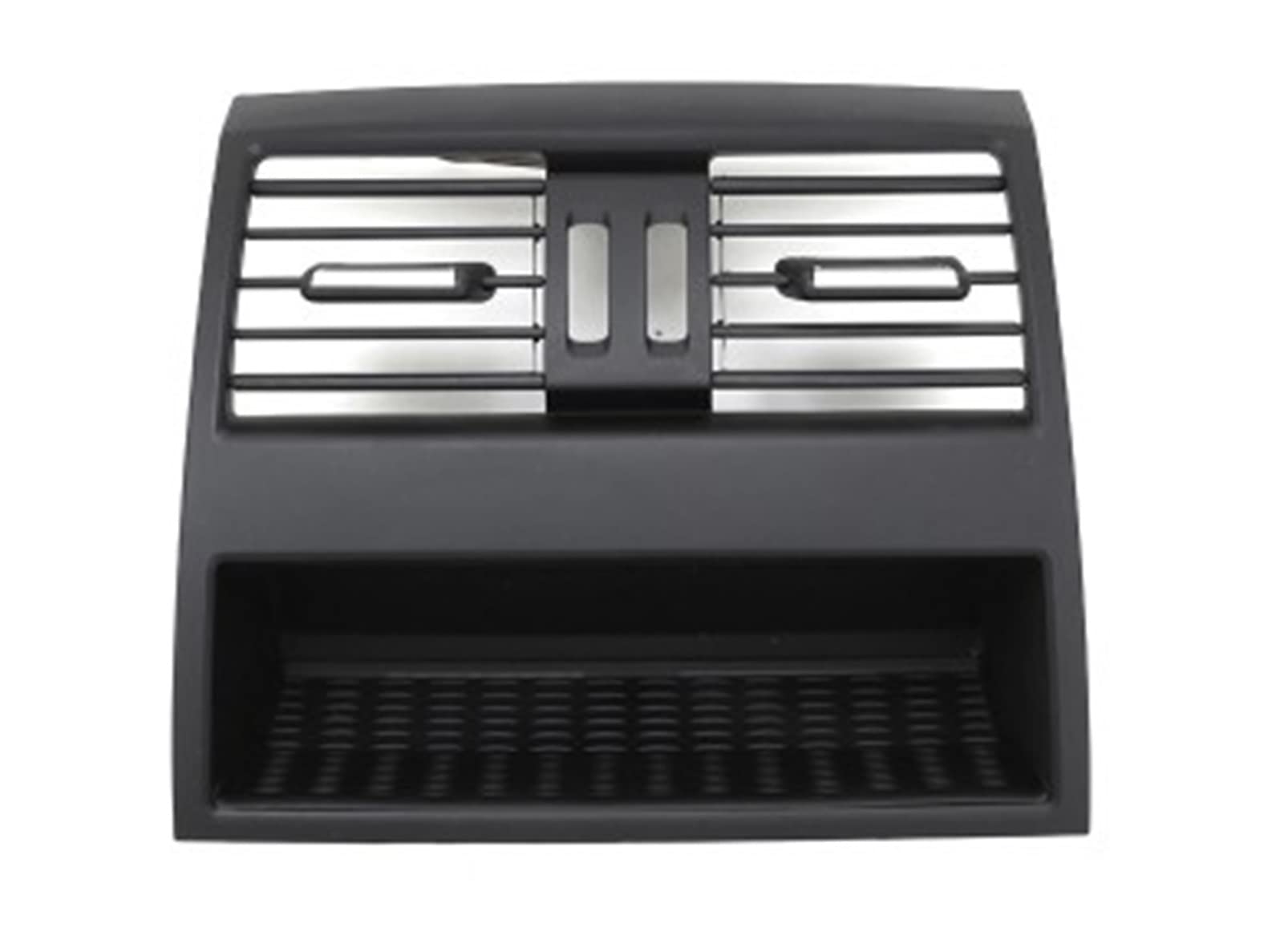 JOVERI LHD Vordere Reihe Wind Links Mitte Rechts Klimaanlage Vent Grill Outlet Panel Mit Chrom Platte, for, for 5 Serie F10 F18 Auto-Lüftungsauslass(Rear Without Holes) von JOVERI