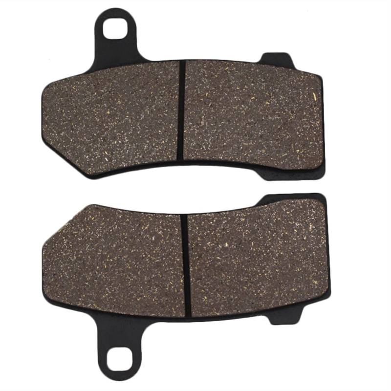 JOVERI Motorrad-Bremsbeläge vorne und hinten, for Harley Davidson, FLHT Electra Glide Standard 2008-2010 FLHTC Electra Glide Classic 2008-2012 Motorrad-Bremsbeläge(1pair) von JOVERI
