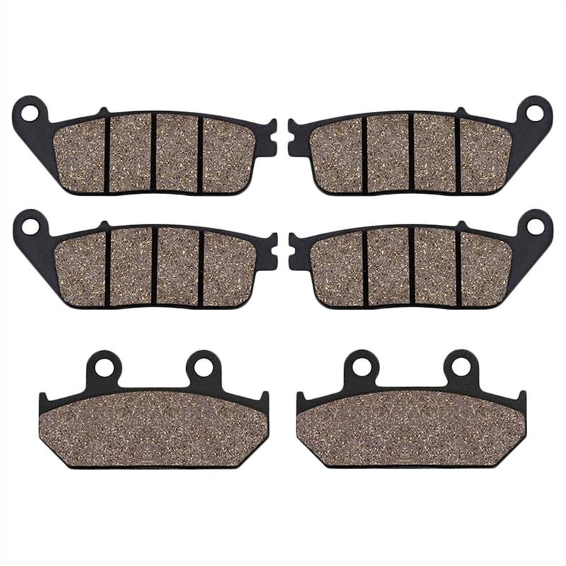 JOVERI Motorrad-Bremsbelagsatz vorne und hinten, for AN650 AN 650 Burgman 650 2003 2004 2005 2006 2007 2008 2009 2010 2011-2017 Motorrad-Bremsbeläge(Front and Rear) von JOVERI
