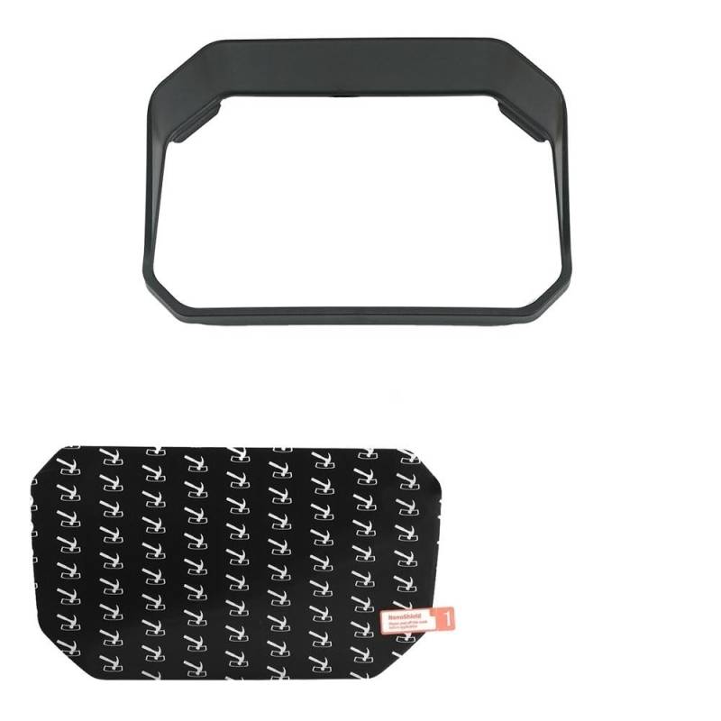 JOVERI Motorrad Instrument Hut Sonnenblende Meter Abdeckung Displayschutzfolie, for, R1250GS R1200GS LC Adventure F750GS F850GS C400X Motorrad Armaturenbrett Abdeckung(One Set) von JOVERI