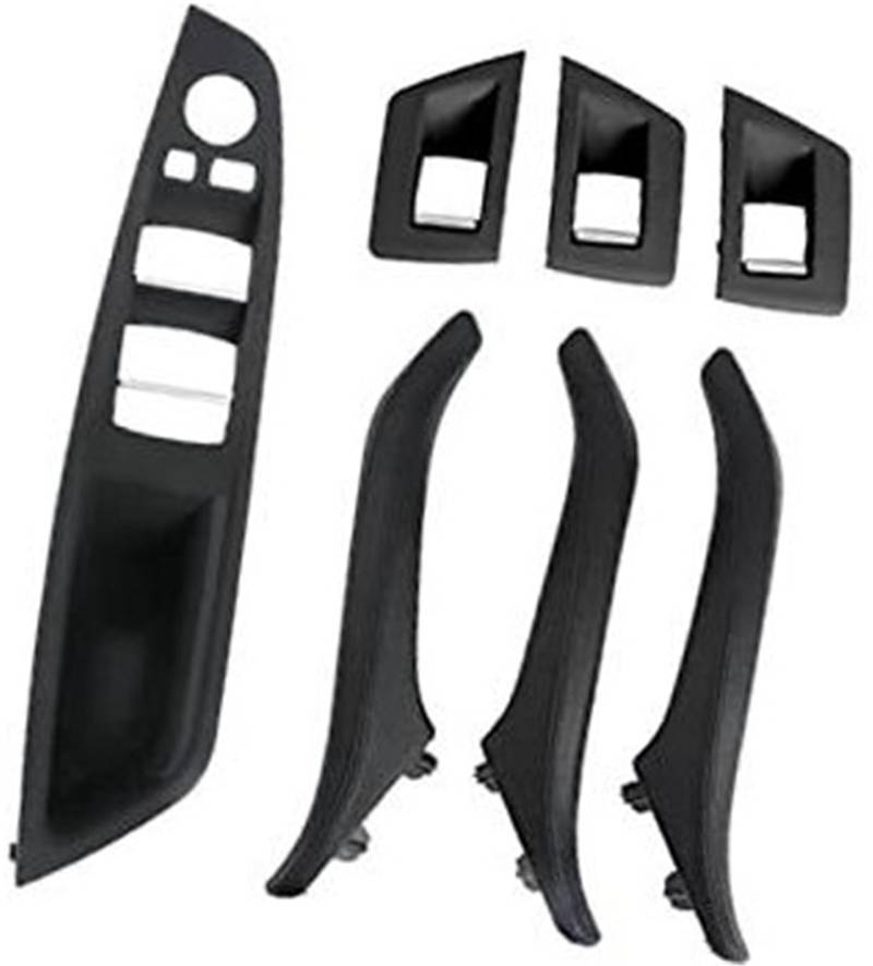 JOVERI RHD LHD Auto Links rechts Innentür-Ledergriff-Montagesätze, for, 5er F10 F11 2010–2017 Auto-Innentürgriff(Black) von JOVERI