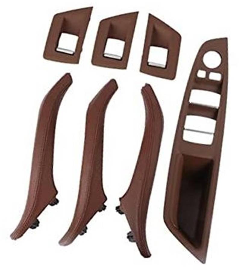 JOVERI RHD LHD Auto Links rechts Innentür-Ledergriff-Montagesätze, for, 5er F10 F11 2010–2017 Auto-Innentürgriff(Red) von JOVERI