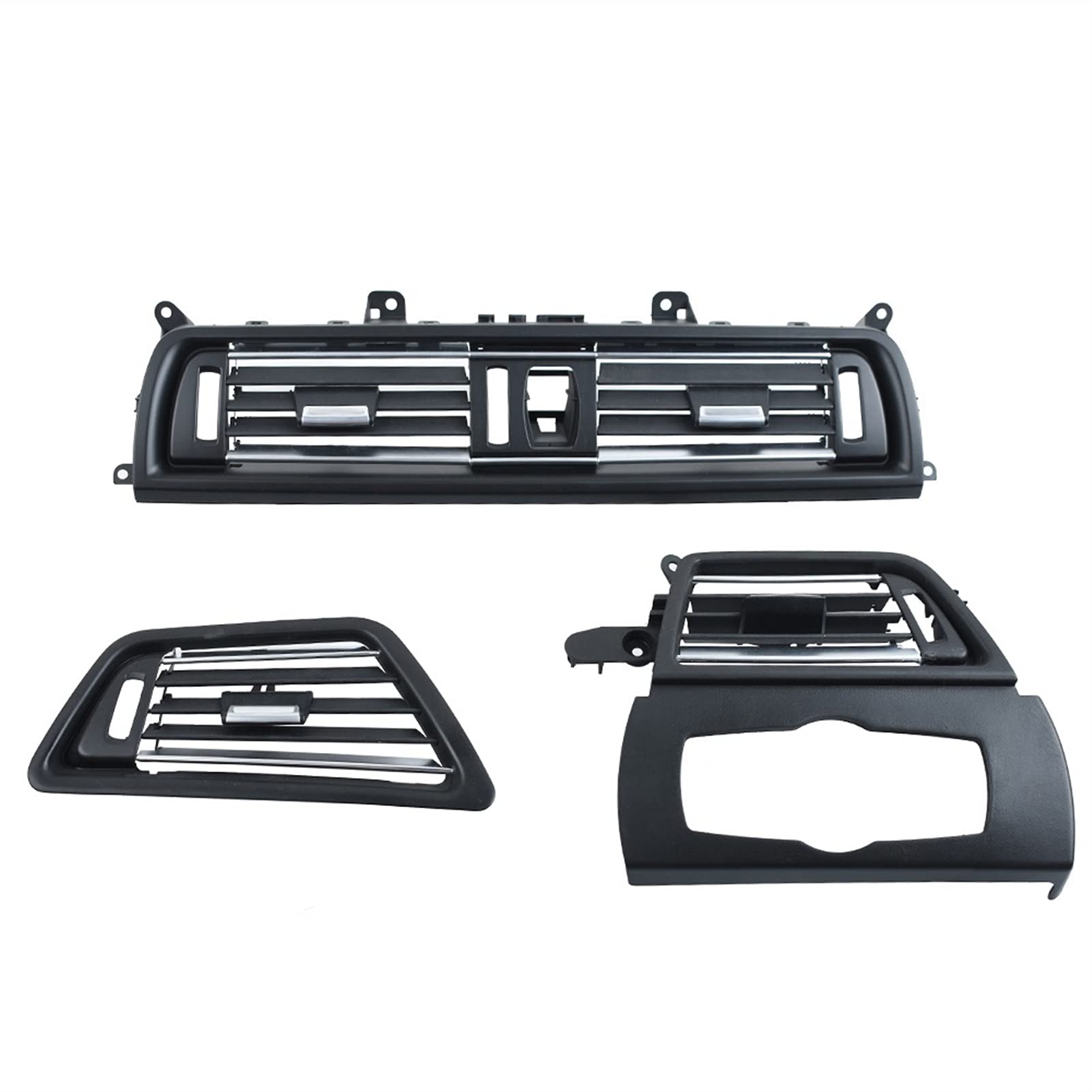 JOVERI RHD vordere Konsolen-Entlüftungsgitter-Auslassplatte, for, 6er-Serie F06 F12 F13 630 635 640 645 650 2011–2018 Auto-Lüftungsauslass(RHD 3PCS Set) von JOVERI