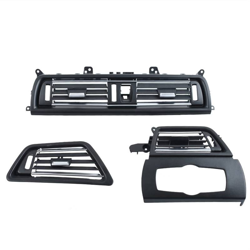 JOVERI RHD vordere Konsolen-Entlüftungsgitter-Auslassplatte, for, 6er-Serie F06 F12 F13 630 635 640 645 650 2011–2018 Auto-Lüftungsauslass(RHD 3PCS Set) von JOVERI
