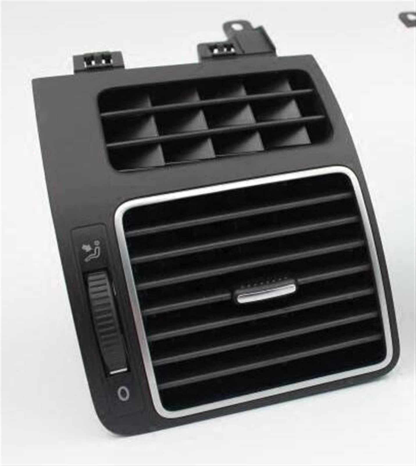 JOVERI Vorne Hinten Links Rechts Mitte Chrom Konsole AC Klimaanlage Auslass, for VW, for Caddy, for Touran, 2004-2016 1TD819203A 1TD819728C Auto-Lüftungsauslass(Left) von JOVERI