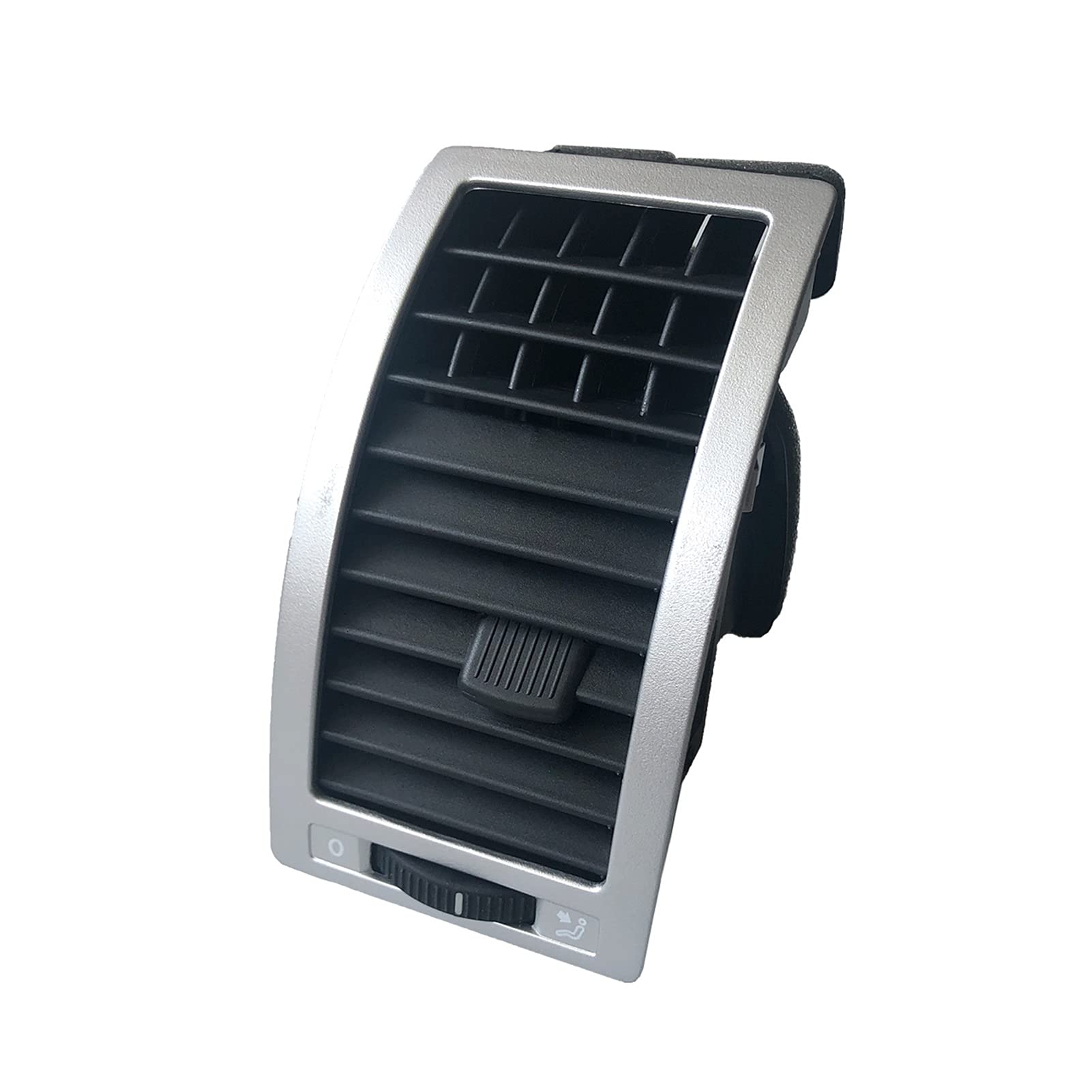 JOVERI Vorne Links Armaturenbrettgrill AC Air Cool Heat Outlet Vent, for VW, Polo Cross MK4 9N Limousine, for Vento, 2002-2010 6Q0 819 703 6Q0819703 Auto-Lüftungsauslass(Bright Silver) von JOVERI