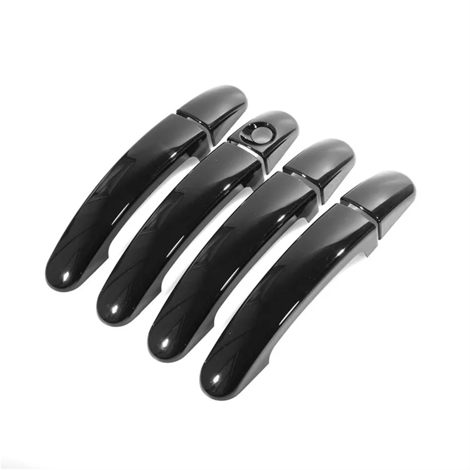 JOVERI for Ford, for Focus, 2005 2006 2007 2008 2009 2010 2011 Glänzend Schwarz Chrom Auto Türgriff Abdeckung Trim Overlays Styling Zubehör Abdeckung für Außentürgriffe(Black) von JOVERI