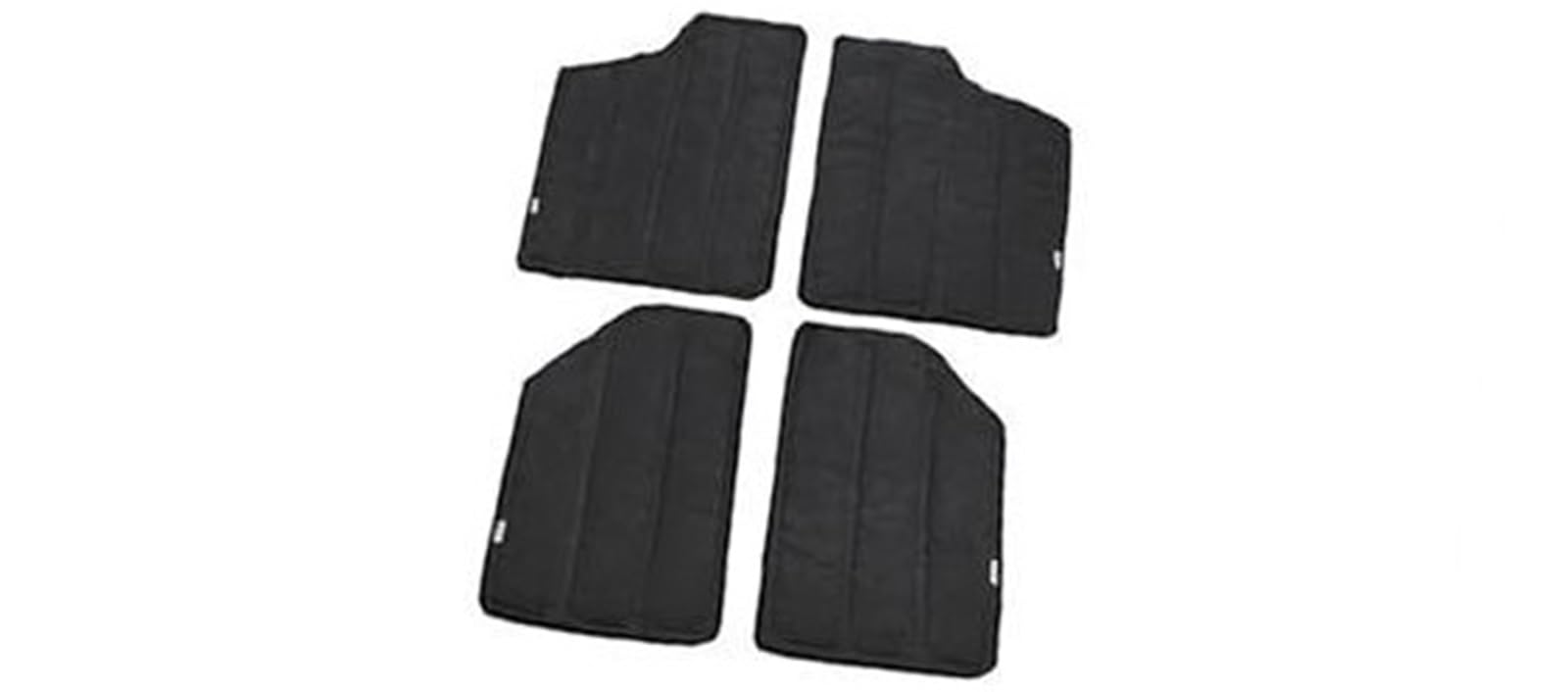 JOVERI for Jeep, for Wrangler JK 2012-2017 Autodach Hardtop Wärmedämmung Baumwolle Schall Wärmedämmung Pad Innenausstattung Hitzeschild für Automotoren(Black 2 Door Roof Black) von JOVERI