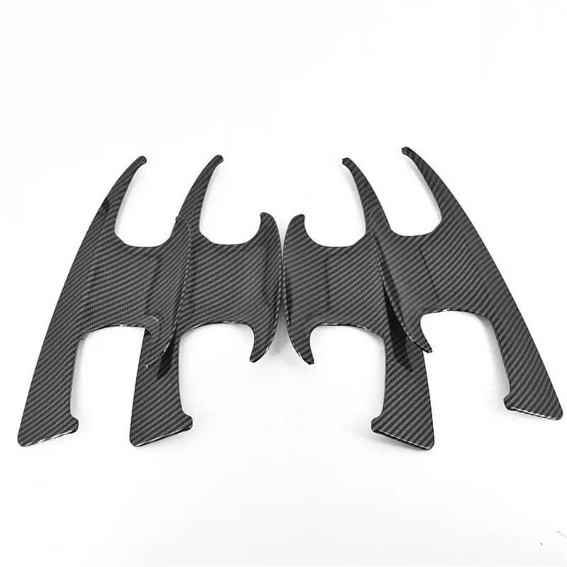 JOVERI for Toyota, for Corolla, 2014 2015 2016 2017 2018 Carbon Fiber Chrom Autotürgriffabdeckung Zieraufkleber Styling Zubehör Abdeckung für Außentürgriffe(Bowl) von JOVERI