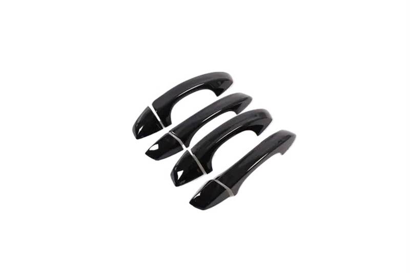 JOVERI for VW, for Golf, 7 MK7 2013-2019 Schwarz Chrom Auto Seitentürgriff Abdeckung Zieraufkleber Styling Zubehör Abdeckung für Außentürgriffe(Black 0 Button) von JOVERI