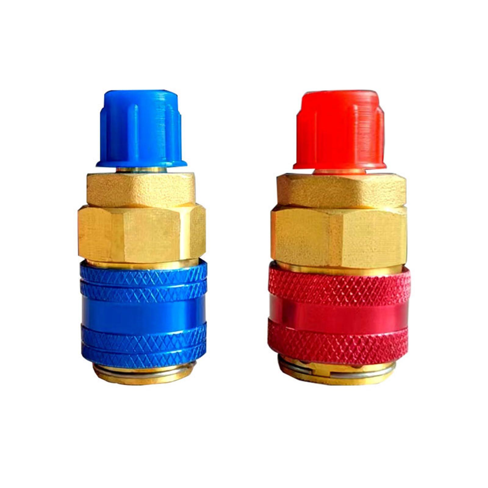 JOYOLA R134a Auto Schnellkupplung, Low & High Side AC Verteiler Schnellkupplung für Klimaanlage Kältemittel R134A Freon Schnell Kupplung Adapter Automotive Klimaanlage Zubehör JOYOLA R134a Auto Schnellkupplung, Low & High Side AC Verteiler Schnellkupplung für Klimaanlage Kältemittel R134A Freon Schnell Kupplung Adapter Automotive Klimaanlage Zubehör von JOYOLA