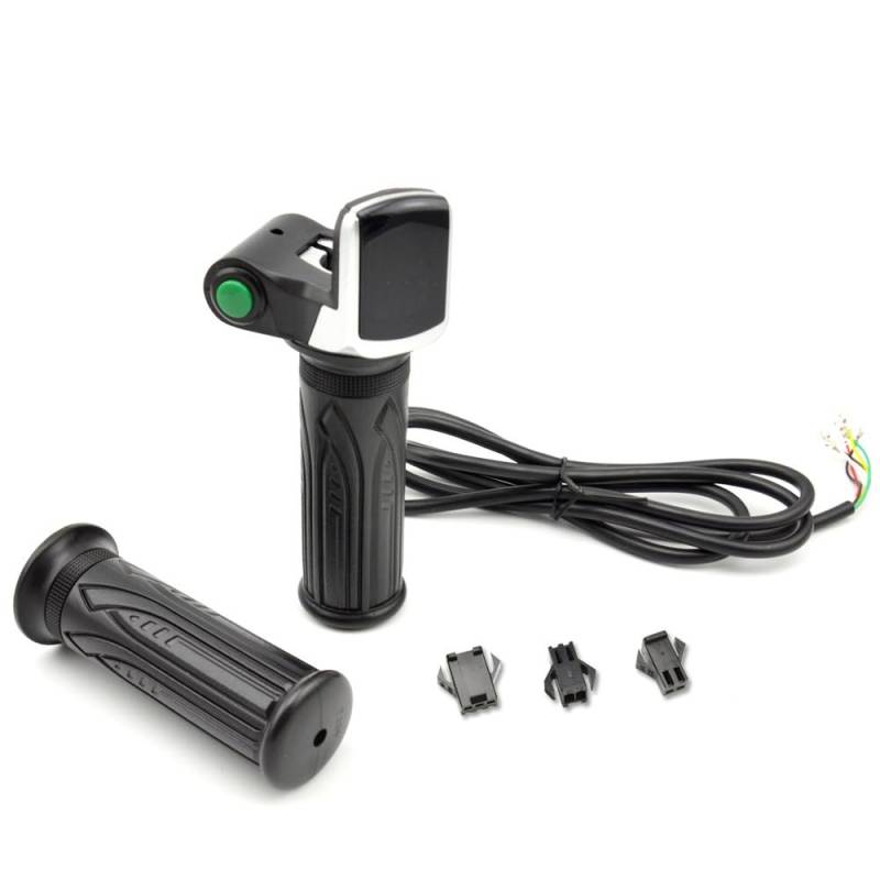 JOYSOG EBike Drosselklappengriff, 36V/48V Elektroroller Geschwindigkeitsregler Gasgriff mit Batterieanzeige Bildschirm (48V) von JOYSOG