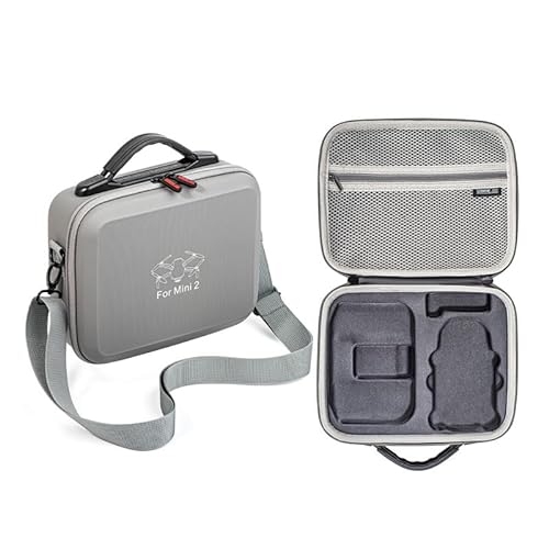JOYSOG Mini 2 Tasche, Tragetasche für DJI Mini 2/Mini 2 SE Drohnentasche Hartschalen Reisehandtasche für DJI Mini 2/Mini 2 SE RC Controller und anderem Zubehör von JOYSOG