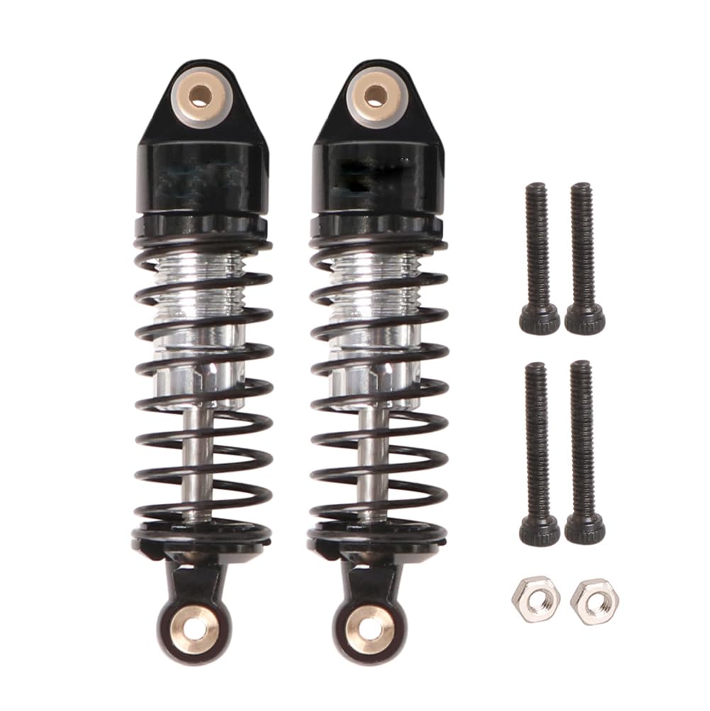 JOYSOG RC Stoßdämpfer für Losi 1/24 Micro-B 2WD Buggy Metall vorne & hinten Stoßdämpfer Upgrades Teil (Frontstoßdämpfer) von JOYSOG