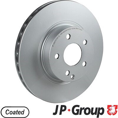 Jp Group 2x Bremsscheibe für Mercedes-Benz von JP GROUP