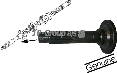 Jp Group Achsschenkel, Radaufhängung [Hersteller-Nr. 8151400302] für VW von JP GROUP