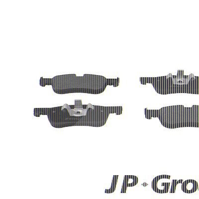 Jp Group Bremsbeläge vorne (Satz) [Hersteller-Nr. 3163604310] für Citroën von JP GROUP