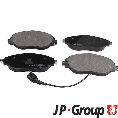 Jp Group Bremsbelagsatz, Scheibenbremse [Hersteller-Nr. 1163613310] für Audi, Seat, Skoda, VW von JP GROUP