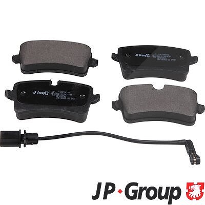 Jp Group Bremsbelagsatz, Scheibenbremse [Hersteller-Nr. 1163708510] für Audi von JP GROUP