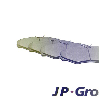 Jp Group Bremsbelagsatz, Scheibenbremse [Hersteller-Nr. 1263601910] für Nissan, Opel, Renault von JP GROUP