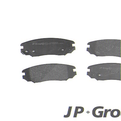 Jp Group Bremsbelagsatz, Scheibenbremse [Hersteller-Nr. 1263603810] für Chevrolet, Opel, Saab von JP GROUP