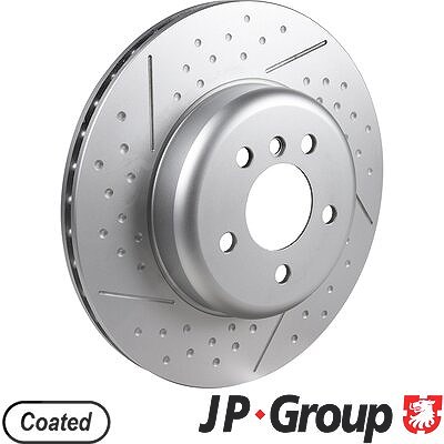 Jp Group 1x Bremsscheibe [Hersteller-Nr. 1463205700] für BMW von JP GROUP