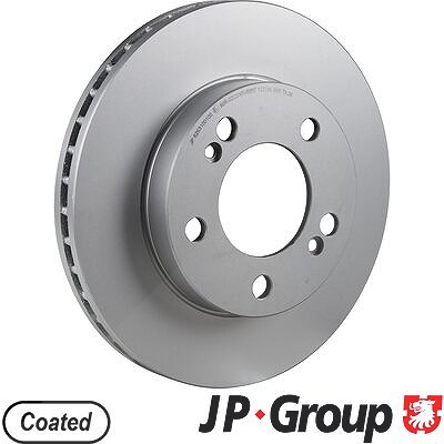 Jp Group Bremsscheibe [Hersteller-Nr. 6263100100] für Ssangyong von JP GROUP