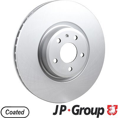 Jp Group 1x Bremsscheibe Vorderachse [Hersteller-Nr. 1163114200] für Audi, VW von JP GROUP