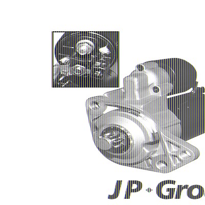 Jp Group Anlasser [Hersteller-Nr. 1190300600] für Audi, Ford, Seat, Skoda, VW von JP GROUP