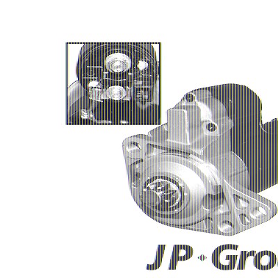 Jp Group Anlasser [Hersteller-Nr. 1190300500] für Audi, Ford, Mercedes-Benz, Seat, Skoda, VW von JP GROUP