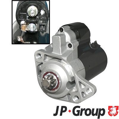 Jp Group Anlasser [Hersteller-Nr. 1190300500] für Audi, Ford, Mercedes-Benz, Seat, Skoda, VW von JP GROUP