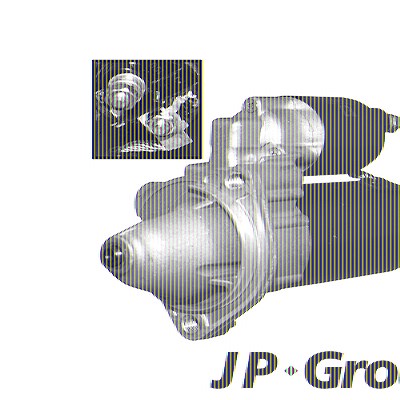 Jp Group Anlasser [Hersteller-Nr. 1190301800] für Audi, Skoda, VW von JP GROUP