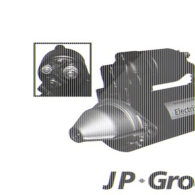 Jp Group Anlasser [Hersteller-Nr. 1290300600] für Chevrolet, Gm Korea, Opel von JP GROUP