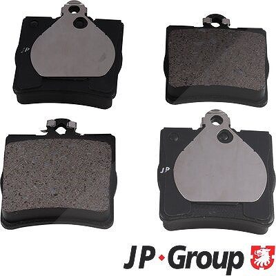 Jp Group Bremsbeläge Hinterachse (Satz) [Hersteller-Nr. 1363700710] für Chrysler, Mercedes-Benz von JP GROUP