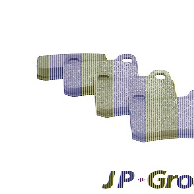 Jp Group Bremsbeläge Hinterachse [Hersteller-Nr. 1363700110] für Mercedes-Benz von JP GROUP