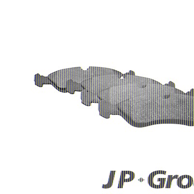 Jp Group Bremsbeläge Satz Vorne [Hersteller-Nr. 1263600910] für Gm Korea, Opel von JP GROUP