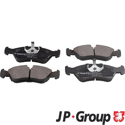 Jp Group Bremsbeläge Satz Vorne [Hersteller-Nr. 1263600910] für Chevrolet, Daewoo, Opel, Vauxhall von JP GROUP