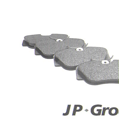 Jp Group Bremsbeläge Vorderachse [Hersteller-Nr. 1363600310] für Mercedes-Benz von JP GROUP