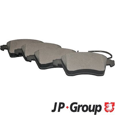 Jp Group Bremsbeläge Vorderachse inkl. Warnkontakt [Hersteller-Nr. 1163603910] für VW von JP GROUP