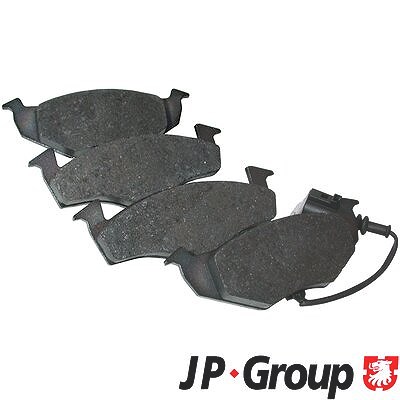 Jp Group Bremsbeläge Vorderachse inkl. Warnkontakt [Hersteller-Nr. 1163603110] für Skoda, VW von JP GROUP