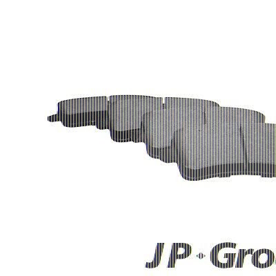 Jp Group Bremsbeläge hinten (Satz) [Hersteller-Nr. 1163706810] für Audi von JP GROUP
