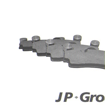 Jp Group Bremsbeläge hinten (Satz) [Hersteller-Nr. 1163706910] für Audi, Porsche, VW von JP GROUP