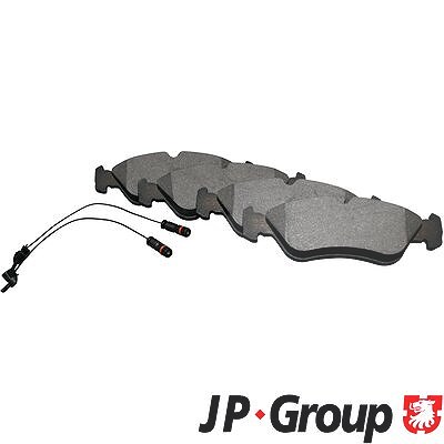 Jp Group Bremsbeläge hinten (Satz) [Hersteller-Nr. 1163705510] für Mercedes-Benz, VW von JP GROUP
